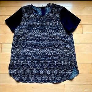 Anthropologie Charlie Jade Black Blouse Size Medium